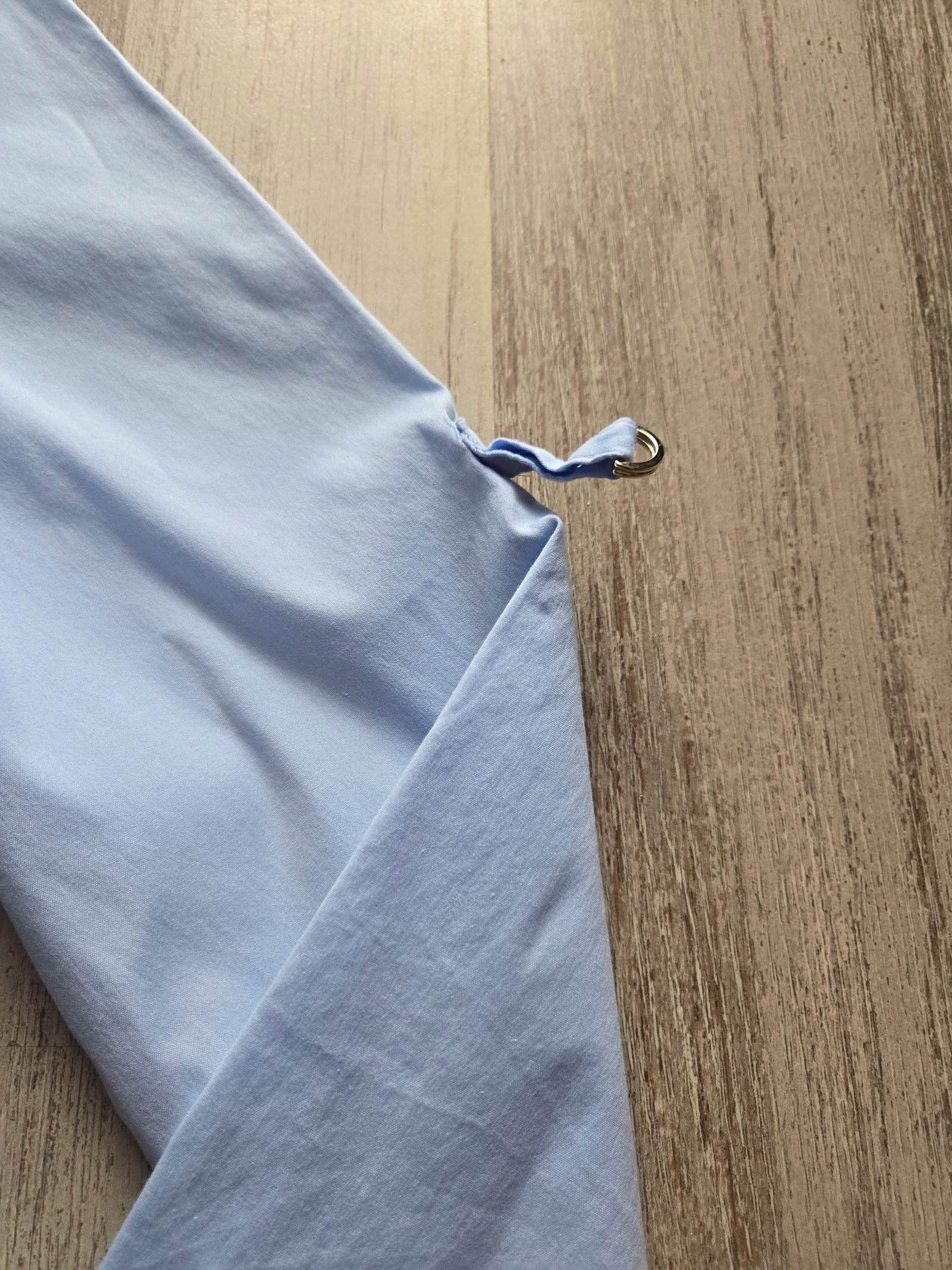 Blusa azul cielo Zara mujer talla 38 – photo 4
